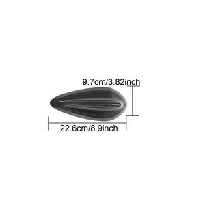 Antena Universal de fibra de carbono seca para coche, aleta de tiburón para BMW, AUDI M3, M4, G30, F30, <span class=keywords><strong>GT86</strong></span>, S63, C63, AMG, <span class=keywords><strong>Mercedes</strong></span> VW - Product Image 6