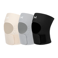 Rodillera Deportiva Ultrafina y Transpirable de Spandex para Running, Yoga y Fitness, Compresión Ligera