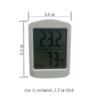 Direct Factory Mini Indoor Sling Thermomètre numérique précis Hygromètre