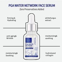 Sérum Visage Hydratant Éclatant à l'Acide Polyglutamique (PGA) et à l'Acide Hyaluronique, Fermenté à Base de Champignons, pour une Barrière Hydratante Renforcée