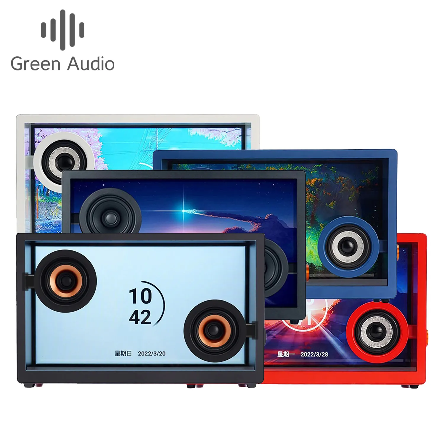 GAS-10TK Newest Floating Lyrics Display speakers audio system sound professional music for home theater systems