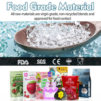 Bolsa de pie impresa personalizada Impresión inferior Barra de mantequilla de maní de chocolate de grado alimenticio Envoltura de barra de proteína Embalaje Bolsa de mylar