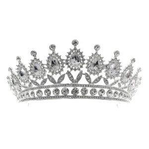 Stili misti Barouqe lega strass diademi <span class=keywords><strong>e</strong></span> corone regina principessa Diadems accessori per capelli da sposa gioielli da donna - Product Image 5