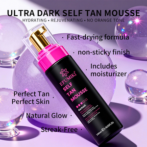 <span class=keywords><strong>Mousse</strong></span> <span class=keywords><strong>autobronzante</strong></span> foncée en marque propre pour les tons de <span class=keywords><strong>peau</strong></span> les plus foncés, formule végane, sans cruauté avec DHA pour un éclat bronzé naturel - Product Image 4
