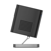 Mini projecteur C1000 Android 9.0 WiFi BT avec batterie intégrée, haut-parleur, home cinéma de poche