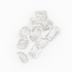 Klarquarz Facettierte Edelsteine - Die Leuchtende Symphonie der Reinheit und Verstärkter Energie - Lose Edelsteine Set mit 9 Stück - Product Image 2