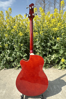 Aiersi Brand Wholesale Factory Price Sunburst Color 4 String Electric Acoustic Bass China Made Musical Instrument