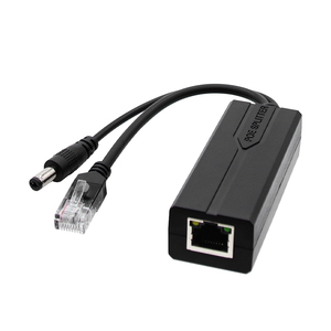 Adaptateur Ethernet RJ45 PoE 10/100 Mbps 2,5 Gbps DC44-57V 12V1.2A IEEE802.3bt AF/15.4W pour caméra IP Modèle HX-PD02S - Product Image 1