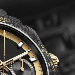 Article cadeau idéal. Luxueux et exquis. Montre-bracelet mécanique multifonctionnelle pour homme en fibre de carbone recommandée - Product Image 3