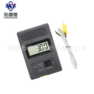 Thermomètre numérique micro Hongwei TM902C, type K, thermomètre industriel, affichage LCD, résolution 0,1°C - Product Image 2