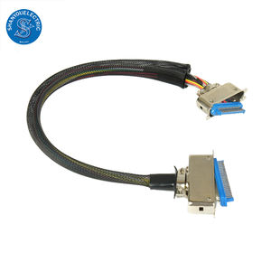 Kunden spezifischer CN50-Pin-Schweißdruckerstecker 50P-Stecker 50-Kern-Buchsenkopf-Eisenschalen-Kabelbaum für elektronische Anwendungen - Product Image 4