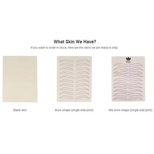 Pelle Sintetica Senza Inchiostro in Lattice per Pratica Tatuaggio Sopracciglia, per Trucco Permanente, Forniture per Principianti, Tatuaggi Sopracciglia - Product Image 3