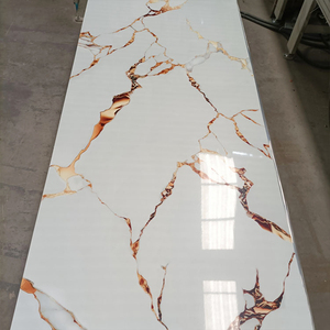 Panel de Pared de PVC con Acabado Brillante y Efecto Mármol, Lámina UV de Mármol, Gran Venta - Product Image 3