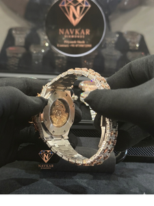 Reloj de Lujo de Plata de Ley 925 con Diamantes Moissanite VVS de la Mejor Calidad para Hombre, Joyería Iced Out, Resistente al Agua, Disponible para la Venta - Product Image 3
