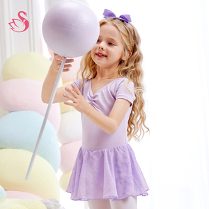 <span class=keywords><strong>Ropa</strong></span> de Danza para <span class=keywords><strong>Niñas</strong></span>, Traje de <span class=keywords><strong>Ballet</strong></span> de Manga Corta para Verano, para Práctica, Actuación y Baile con Medias, para Bebés - Product Image 6