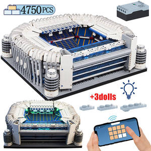 ชุดตัวต่อสนามกีฬาซานติอาโก เบอร์นาเบว K86101 1/600 ของเล่นแบบจำลอง DIY ตัวต่อเสริมทักษะ สนามฟุตบอล ชุดตัวต่ออาคารสนามกีฬา - Product Image 1