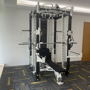 เครื่องออกกำลังกายแบบมัลติฟังก์ชั่นสำหรับยิมที่บ้าน รุ่น Smith Machine พร้อมสายเคเบิลครอสโอเวอร์ ขายส่งจากโรงงาน - Product Image 5