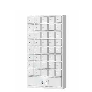 Mini casier de rangement pour téléphones portables à 50 compartiments, en métal, avec fonction de charge publique et armoires à outils - Product Image 5