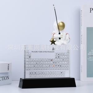 Tableau périodique des éléments en acrylique avec éléments réels intégrés, cadeau pour l'éducation et la décoration en chimie - Product Image 2