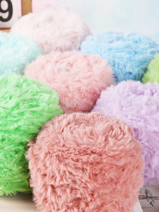 Fait à la main bricolage tricoté crochet chapeau écharpe chaussures manteau pull 100g vison polaire 100% Polyester haute ténacité fourrure ligne pour la chaleur - Product Image 4