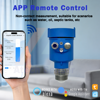 Sensor de Nivel de Agua Ultrasónico de Alta Precisión ATECH OEM con APP Tuya, Indicador de Nivel de Combustible por Radar RS485, Monitor de Nivel de Tanque