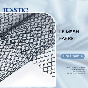 Großhandel 100% Polyester Kettengewirkter Netzstoff OEKO-TEX Zertifiziert Reißfest Umweltfreundlich Hochzeitskleid-Futterstoff für - Product Image 4