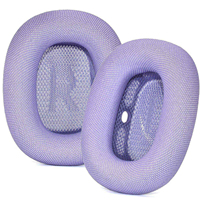 Bantalan Telinga Silikon Cair Baru untuk Headphone Air & Pods 2 Max, Bahan Mesh, Penutup Telinga Magnetik, Earpads Unggulan