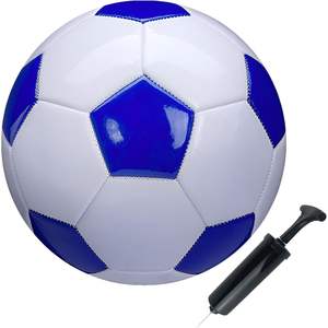 Ballon de football SPDTECH Taille 2 3 4 5 Blanc Bleu PU Intérieur Extérieur Sports Scolaires Anti-Explosion Design Classique - Product Image 3