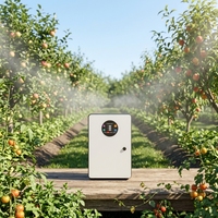Promotion : Système d'irrigation goutte-à-goutte haute pression 370W pour serre, 2,5L, anti-moustiques, pour refroidissement extérieur