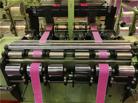Machine à sangle textile Machine à tisser les tissus étroits Machine à festonner à grande vitesse pour bandes élastiques
