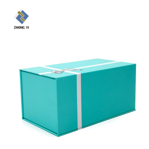 Confezione regalo con cesto magnetico in carta di cartone naturale marrone all'ingrosso - Product Image 5