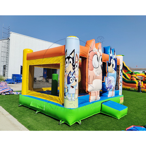Château gonflable pour enfants avec toboggan, motif chien <span class=keywords><strong>de</strong></span> dessin animé, pour fêtes d'<span class=keywords><strong>anniversaire</strong></span>, aires <span class=keywords><strong>de</strong></span> <span class=keywords><strong>jeux</strong></span> <span class=keywords><strong>dans</strong></span> les jardins et événements sur le thème des dessins animés - Product Image 2