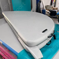 Couverture de piscine pliable et portable en tissu Drop Stitch résistante à la pluie pour usage domestique