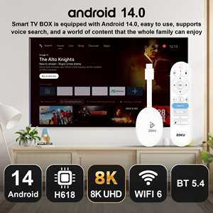 Zoku Z4 <span class=keywords><strong>Android</strong></span> 14 thông minh <span class=keywords><strong>Dongle</strong></span> Stick 2GB 16GB Rom kép wifi6 BT giọng nói từ xa TV Stick Set Top Box <span class=keywords><strong>internet</strong></span> TV Stick - Product Image 4