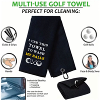 Serviettes de golf en microfibre gaufrée, absorbantes et à séchage rapide, avec logo personnalisé brodé ou imprimé, haute qualité, vente directe usine, faible MOQ