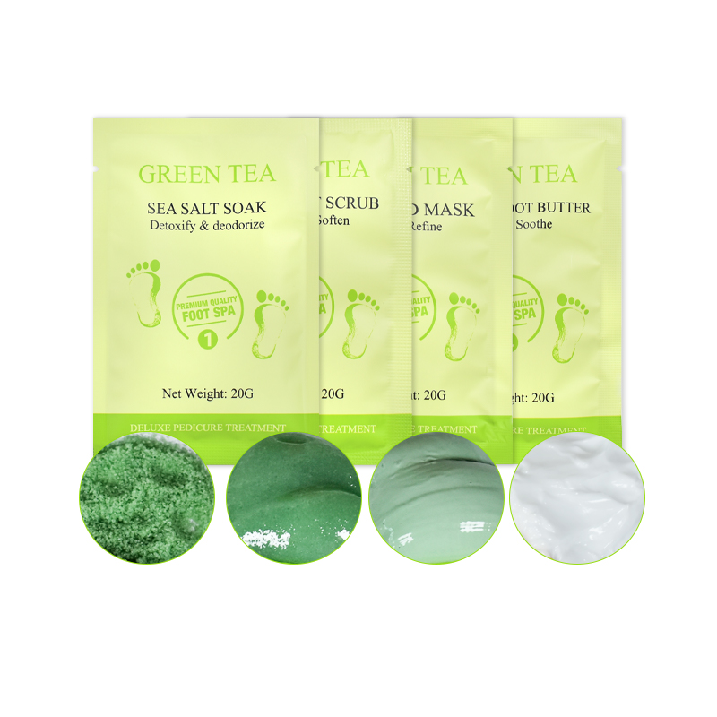 Thé vert 4 étape sucre Srcut Pedi Kit