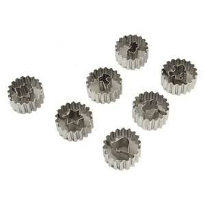 Ensemble de <span class=keywords><strong>d</strong></span>écoupoirs à biscuits rainurés sur le thème de Noël avec cavité pour confiture, parfait pour remplir de confiture de fraises ou de <span class=keywords><strong>framboises</strong></span> - Product Image 5