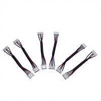 Shanwei Custom JST ZH PH EH XH Wire Harness 1.0-2.54mm Pitch 2-6 Pin AWG26 LVDS Kabel Perakitan untuk PCB Komputer Otomotif 30V