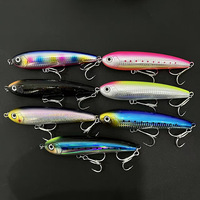 Nouvelle conception de leurre flottant en forme de crayon 140mm 45g en ABS, crankbait de surface, longue portée, leurre dur pour la pêche en eau salée, au bar et en lac