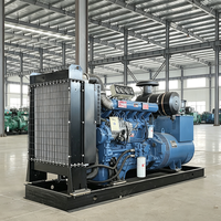 Genset Diesel Tipe Terbuka 800kW Efisiensi Tinggi untuk Proyek Konstruksi Rekayasa Gardu Induk Industri