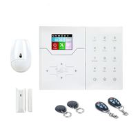 Système d'alarme anti-intrusion HA-VGW 4G GSM WiFi 433mhz Système d'alarme de sécurité sans fil Alarme domestique avec détecteur de mouvement Capteur de porte
