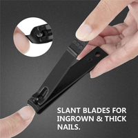 WELLFLYERNC-222-5 Nouveau modèle Meilleure vente Ensemble de coupe-ongles en acier inoxydable avec design personnalisé et couleur Outil de beauté pour manucure