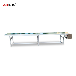 <span class=keywords><strong>2026</strong></span> Yeni Tasarım Yatay Kutu Paketleme Konveyör Bandı Otomatik PVC Bantlı Konveyör 220 v İspanya için - Product Image 5
