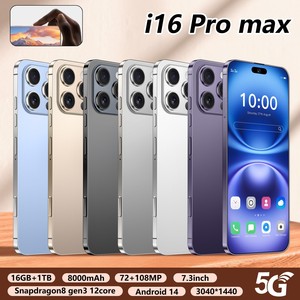 สมาร์ทโฟน I16 <span class=keywords><strong>Pro</strong></span> True 4G ออลอินวัน 3+64 แรม แอนดรอยด์ <span class=keywords><strong>14</strong></span> กล้องหลัง 108MP หน้าจอความละเอียดสูง - Product Image 2