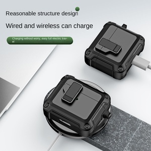 Nuovo per Apple per <span class=keywords><strong>AirPods</strong></span> 4 generazione custodia protettiva per auricolare Bluetooth Cover con fibbia elastica custodia per auricolari - Product Image 1