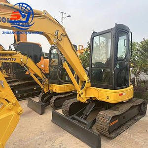 Mini-excavatrice Komatsu d'occasion PC55 PC55MR 5,5 tonnes, moteur Cummins, boîte de vitesses Doosan, vérin hydraulique Poclain à vendre, pièces principales incluses - Product Image 5