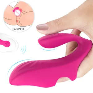 长距离遥控1pc手指振动器女性快感手淫性玩具阴蒂g点手指振动器女性