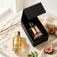 Diffuseur de parfum en rotin personnalisé avec logo pour homme, parfum boisé longue durée, coffret cadeau noir de luxe, vente en gros, marque privée