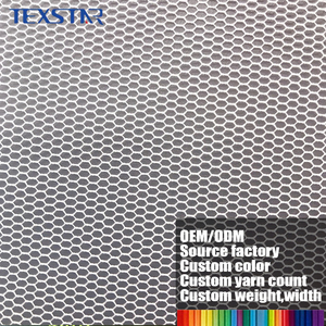 Tissu en <span class=keywords><strong>tulle</strong></span> 100 % polyester pour doublure, maille hexagonale rigide, tissu textile en maille pour vêtements et robes - Product Image 3