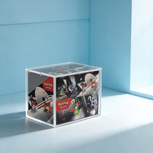 Prix d'usine, personnalisé, moderne, pour une qualité supérieure, résistance aux UV, acrylique transparent, 8 mini boîtes en étain avec couvercle magnétique, autoportantes - Product Image 2